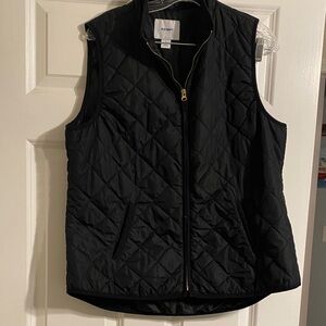 Old Navy Women's Quilted Black Vest